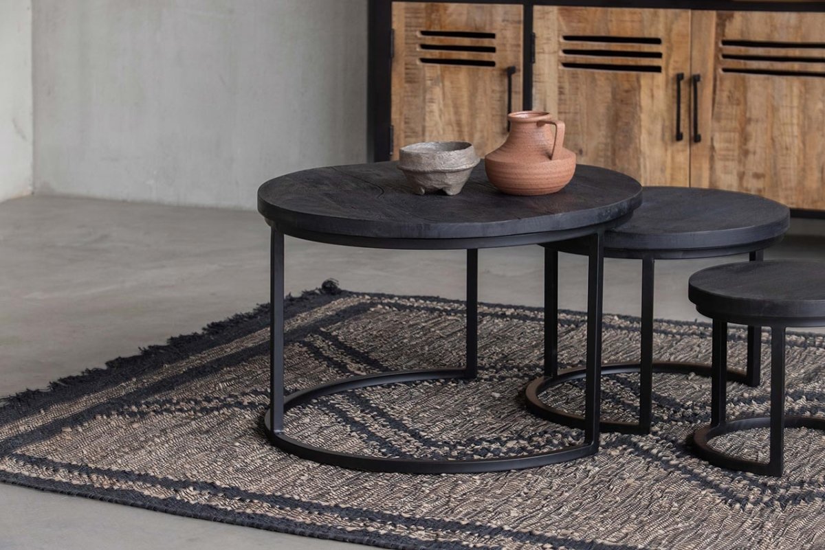 Mangohouten salontafels Black - Mangohoutonline