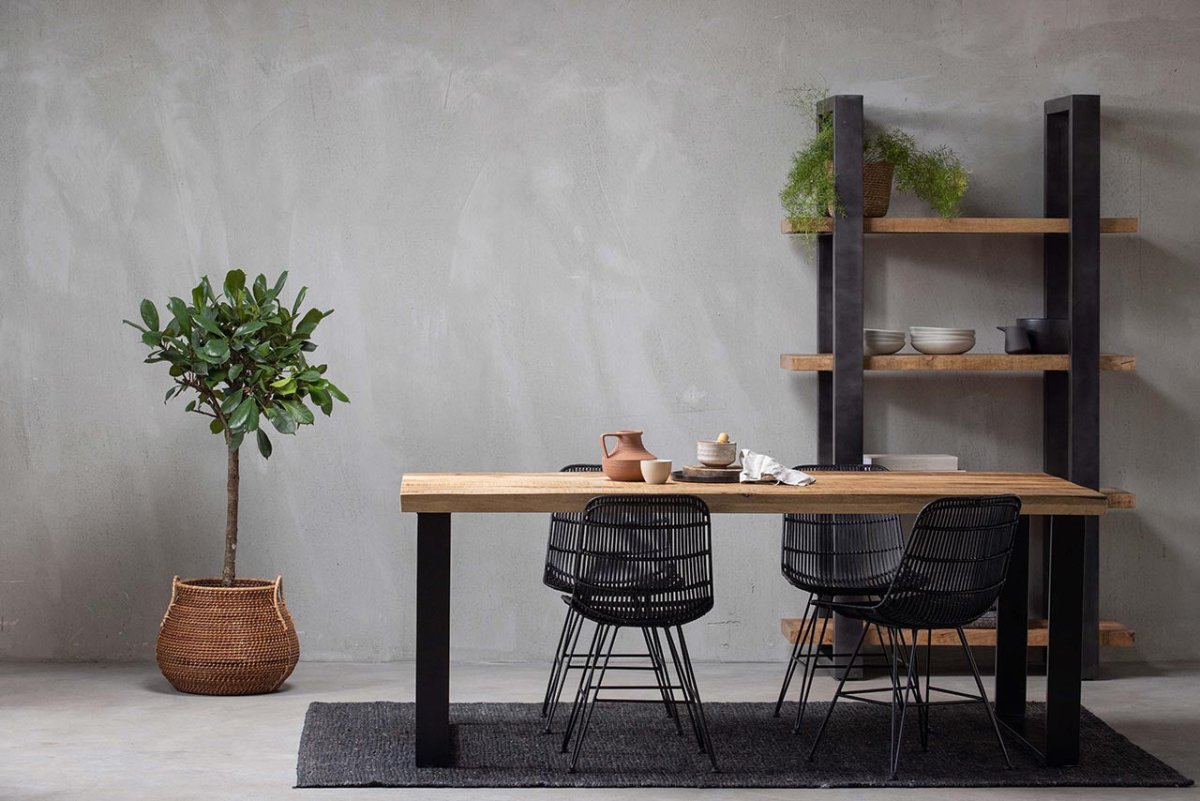 Mangohouten rechthoekige eettafels - Mangohoutonline