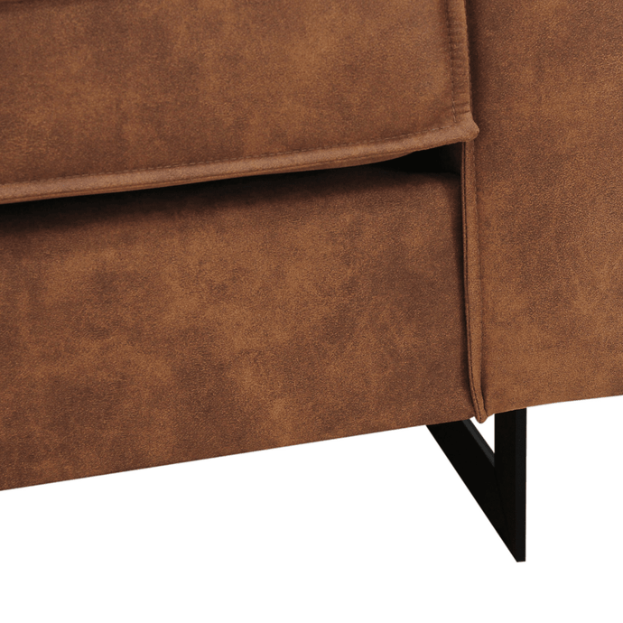 Bank Barcelona 3-zits Cognac Mahom