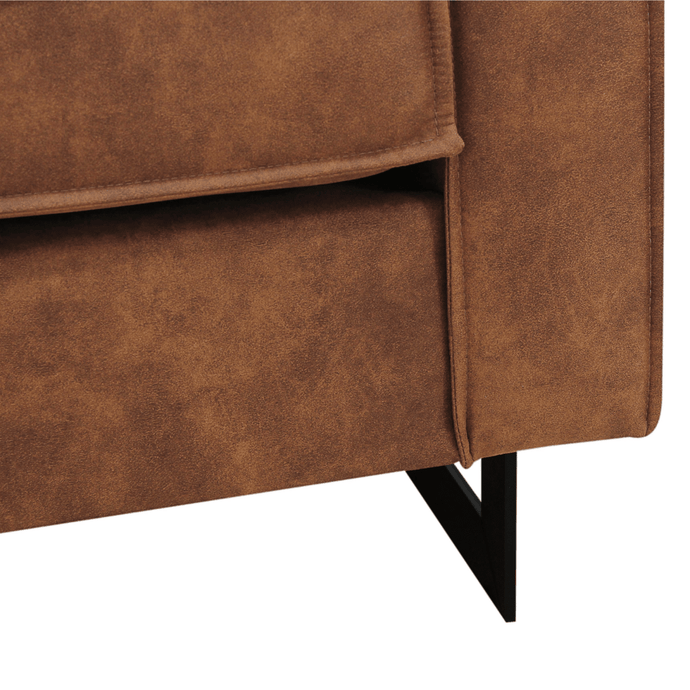 Bank Barcelona 2-zits Cognac Mahom