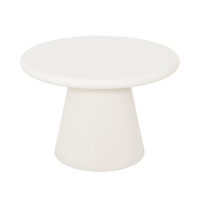 Salontafel Rond Savannah Microcement 60 cm Wit Mahom