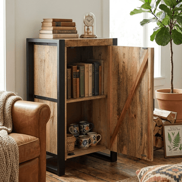 Mangohouten Dressoir Britt 55 cm 1 deur Mahom