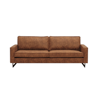 Bank Barcelona 3-zits Cognac Mahom