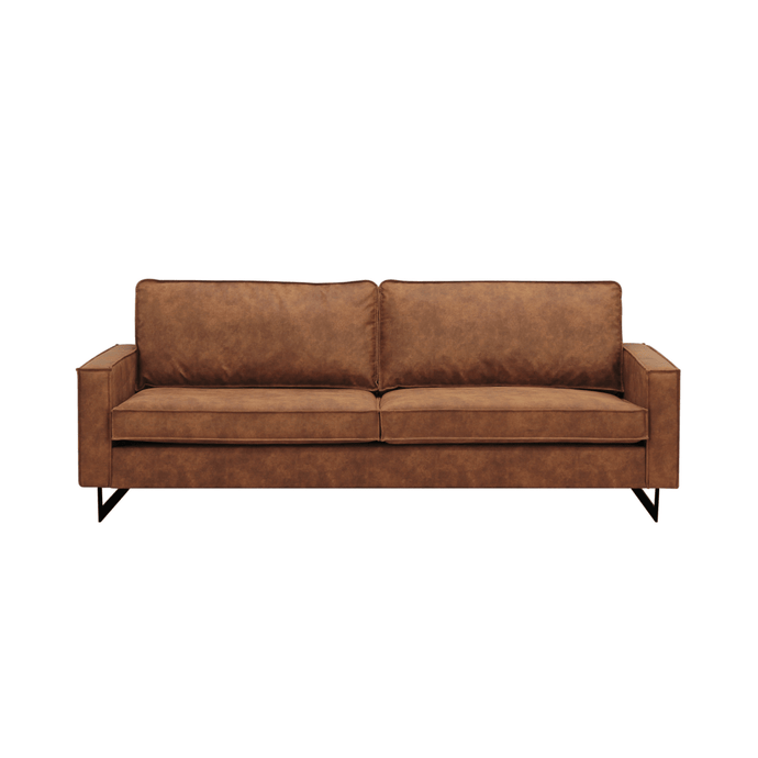 Bank Barcelona 3-zits Cognac Mahom