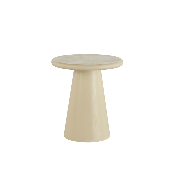 Salontafel Rond Savannah Microcement 45 cm Beige Mahom