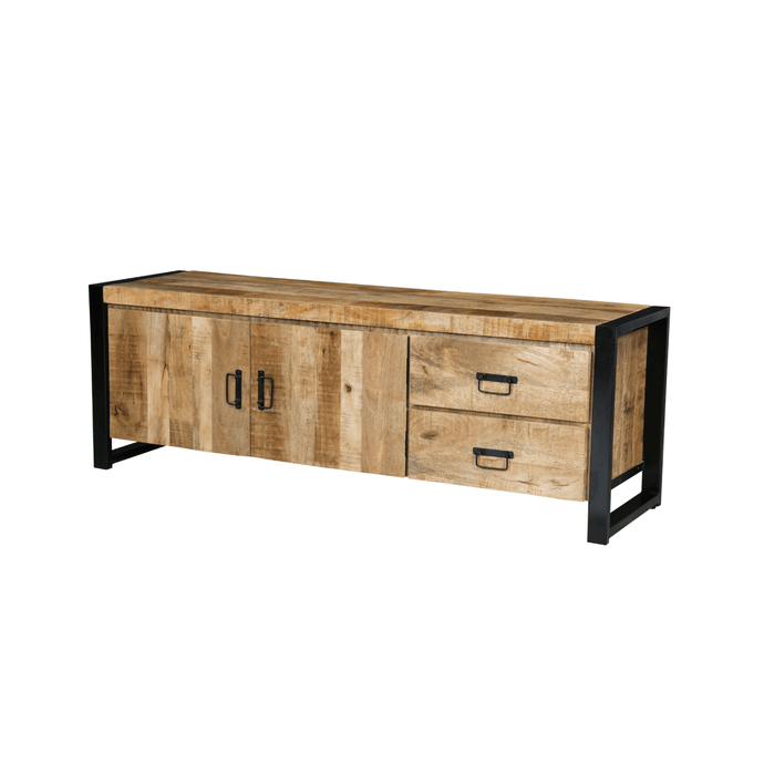 Tv Meubel Britt 150 cm 2 deuren 2 lades Mahom