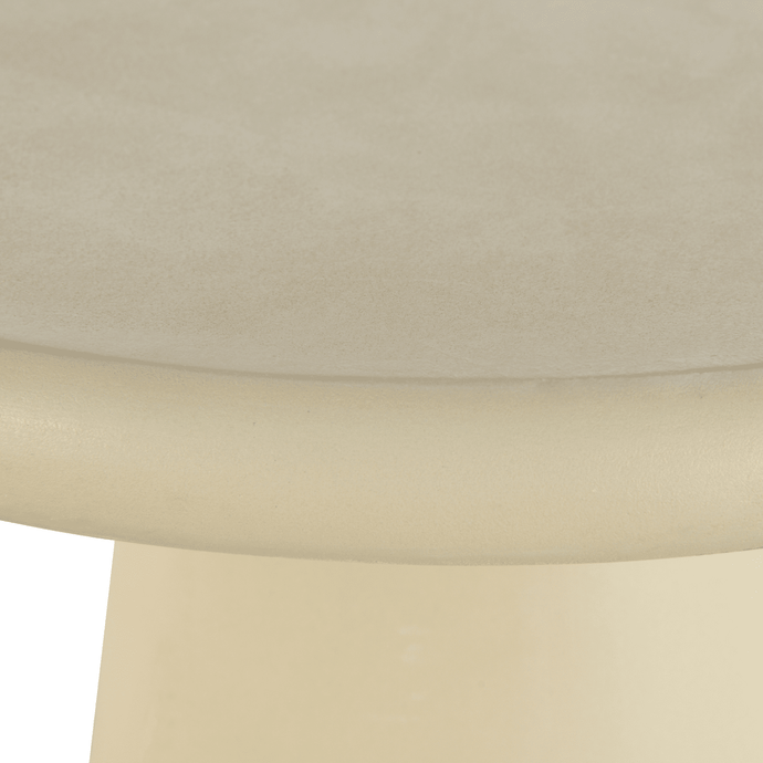 Salontafel Rond Savannah Microcement 45 cm Beige Mahom