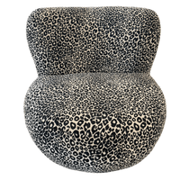 Fauteuil Annabel Leopard Mahom