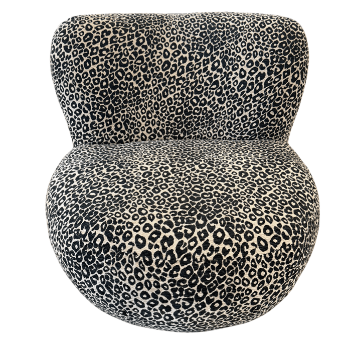 Fauteuil Annabel Leopard Mahom