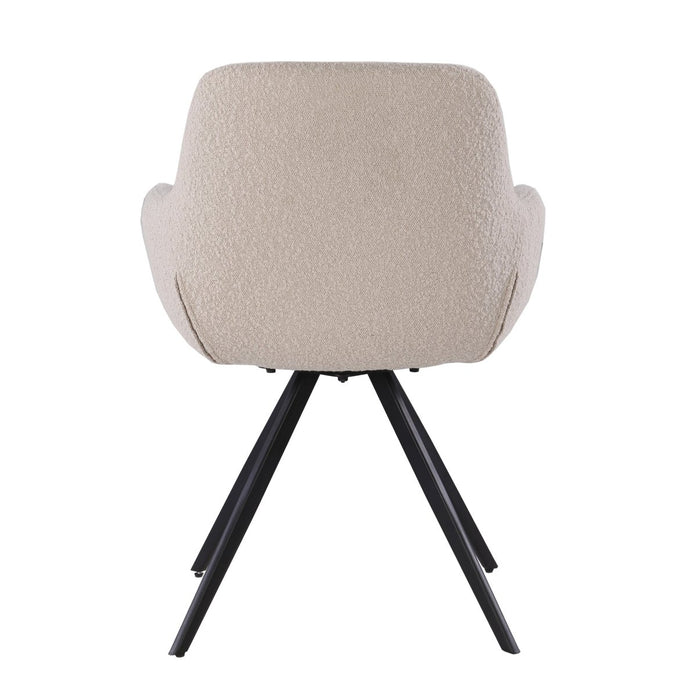 Eetkamerstoel Doreen Boucle Beige