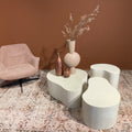 MDF salontafel wit 50cm