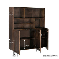 Wandkast Elan Brown 135 cm