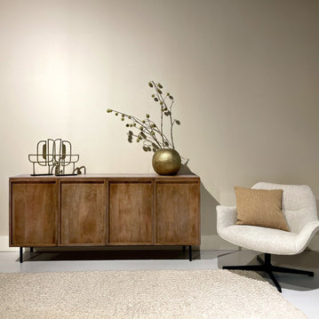 Mangohouten dressoir 180cm