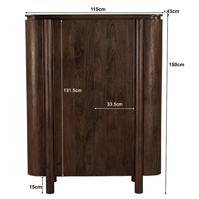 Wandkast Salano Brown 150 cm