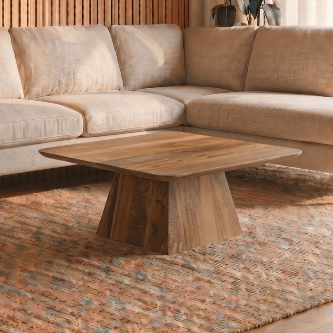 Mangohouten Eettafel Tulsa