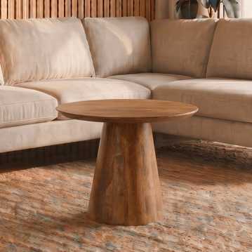 Mangohouten Salontafel Nova Rond 60 cm Mahom