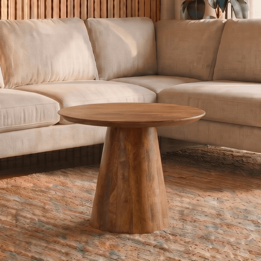 Mangohouten Salontafel Nova Rond 60 cm Mahom