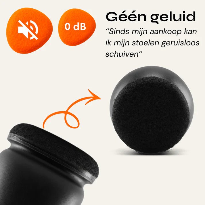 Krasvrije stoelpootdoppen