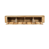 Mangohouten TV Meubel Kalano zwevend 220 cm Mahom