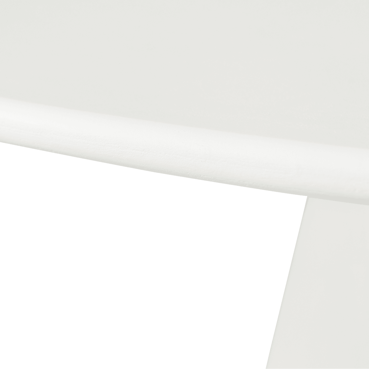 Ovale eettafel van microcement