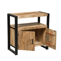 Mangohouten Dressoir Britt 80 cm 2 deuren Mahom