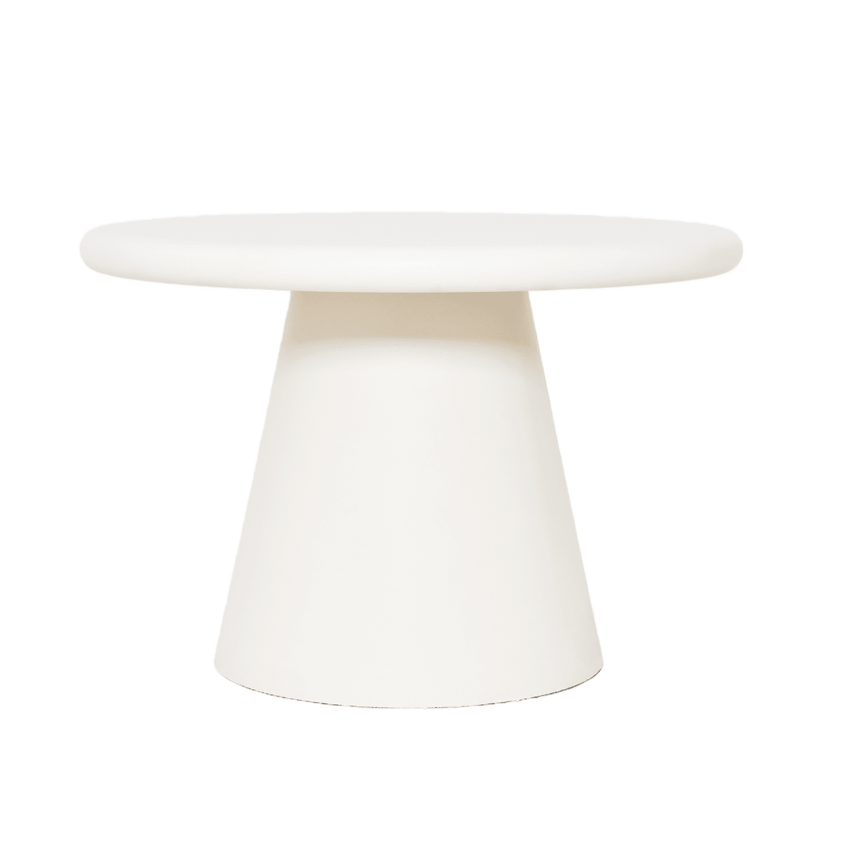 Ronde salontafel van microcement