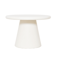 Salontafel Rond Savannah Microcement 60 cm Wit Mahom