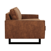 Bank Barcelona 3-zits Cognac Mahom