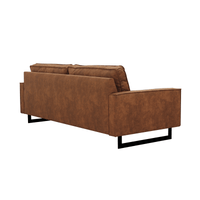Bank Barcelona 3-zits Cognac Mahom