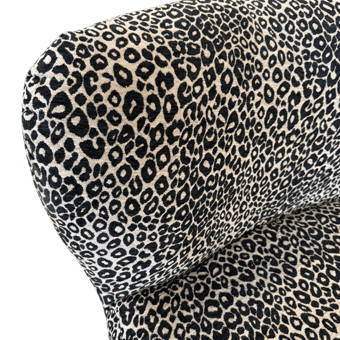 Fauteuil Annabel Leopard Mahom