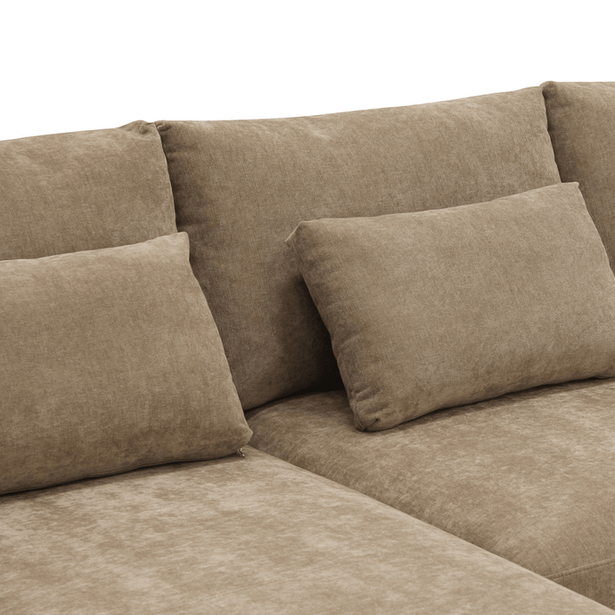 Bank Willow 3-zits Links Beige Mahom