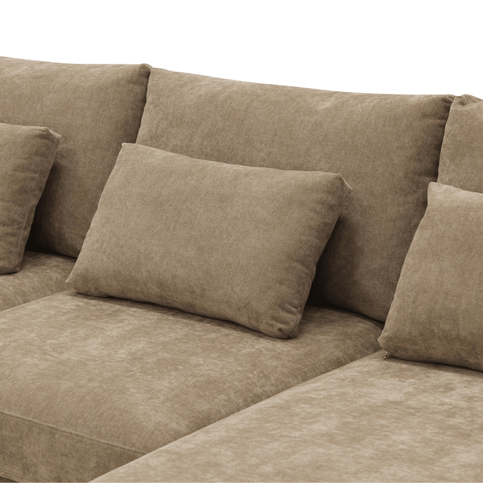 Bank Willow 3-zits Rechts Beige Mahom