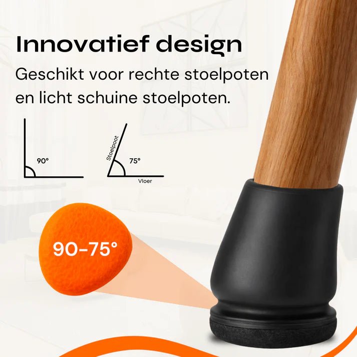 Krasvrije stoelpootdoppen