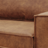 Bank Barcelona 2-zits Cognac Mahom