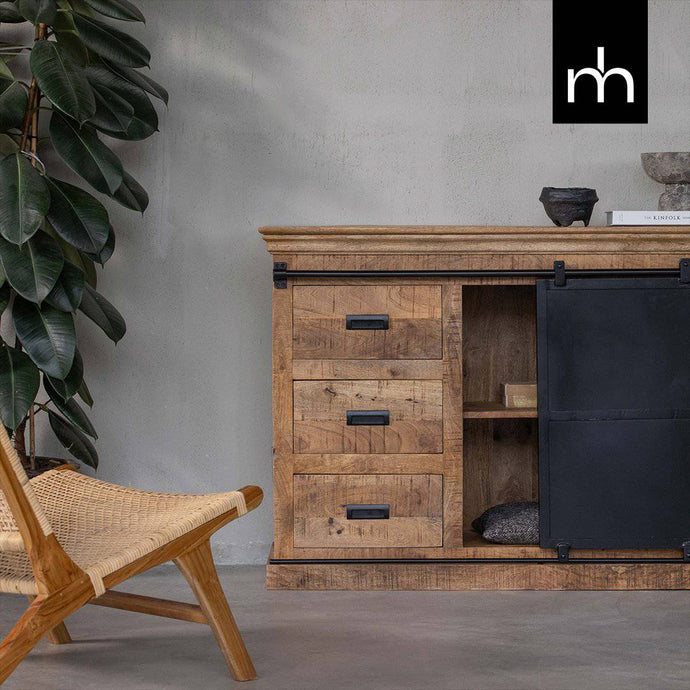 Mangohouten Dressoir Newark 240 cm Mahom