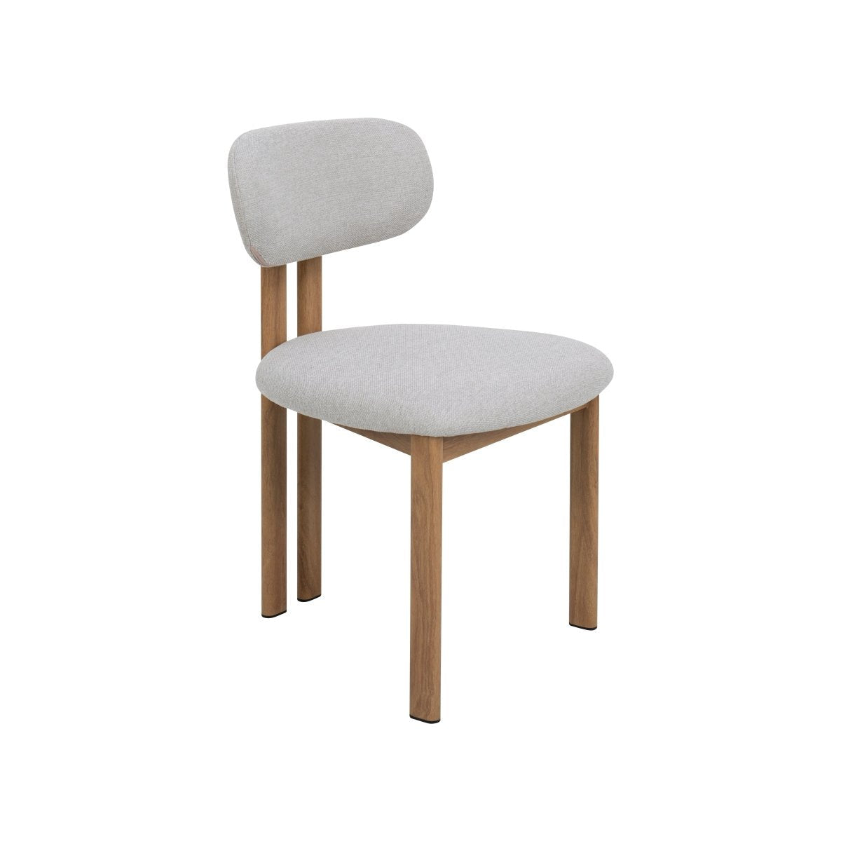 Mangohouten eetkamerstoel Noor beige