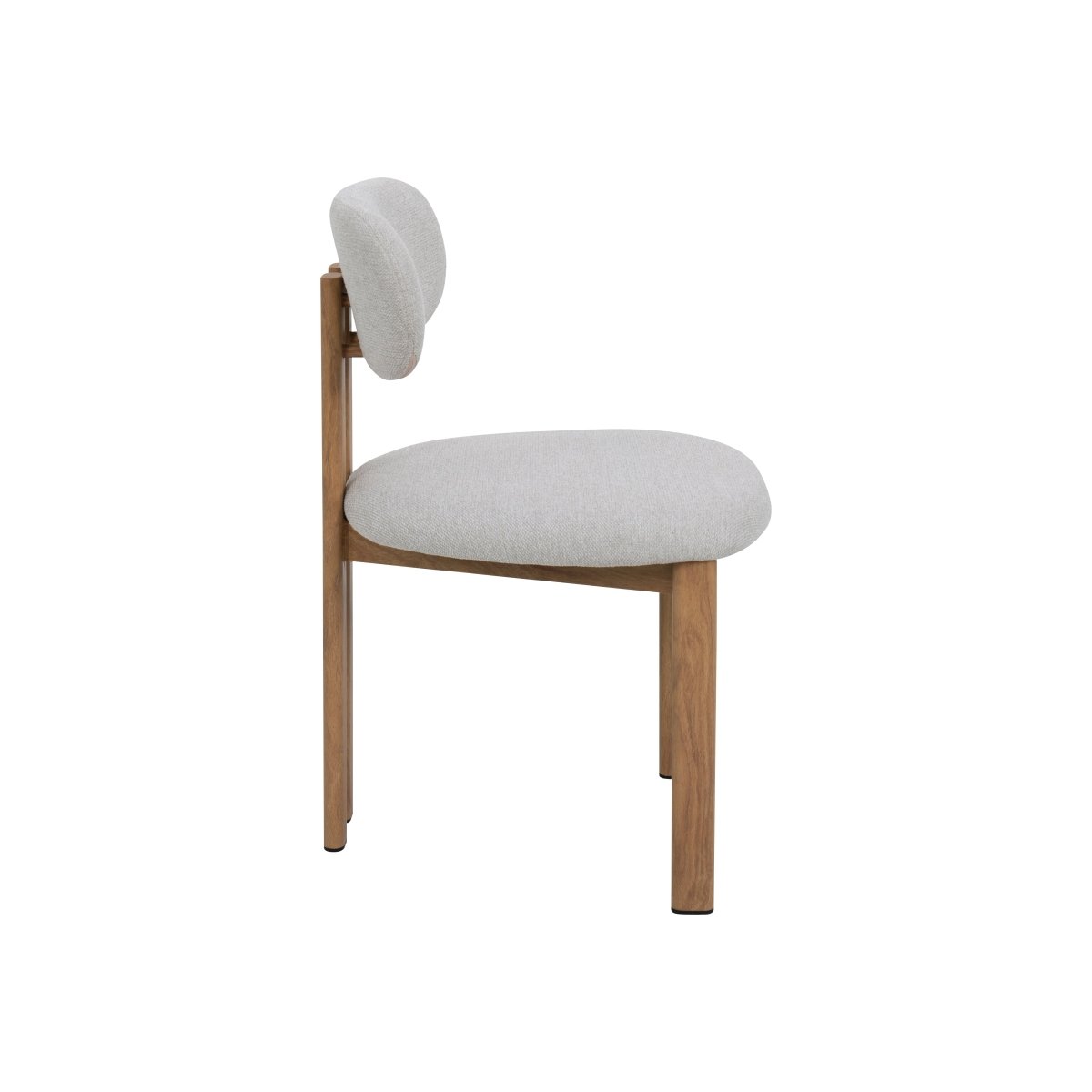 Mangohouten eetkamerstoel Noor beige