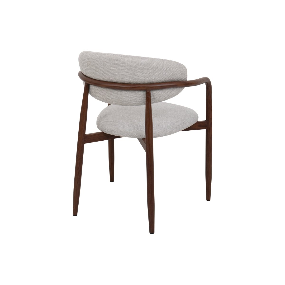 Mangohouten eetkamerstoel Alexia beige