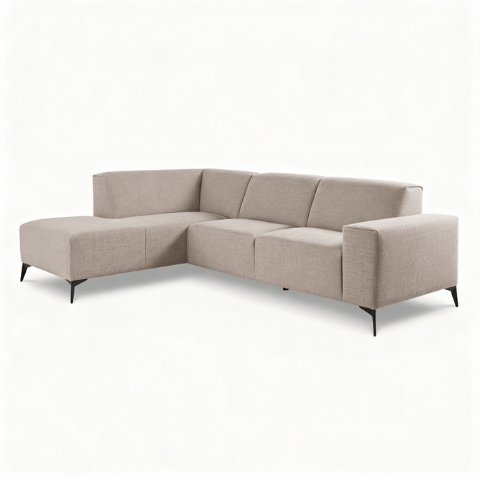 Hoekbank Brooklyn 4-zits Links Beige Mahom