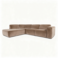 Hoekbank Isabel 4-zits Links Taupe Mahom