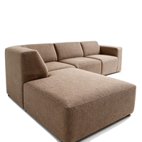 Hoekbank Isabel 4-zits Links Taupe Mahom