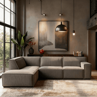 Hoekbank Milo 4-zits Links Taupe Mahom