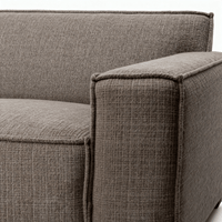 Hoekbank Milo 4-zits Links Taupe Mahom