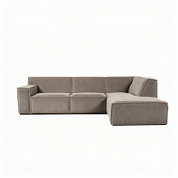 Hoekbank Milo 4-zits Rechts Taupe Mahom
