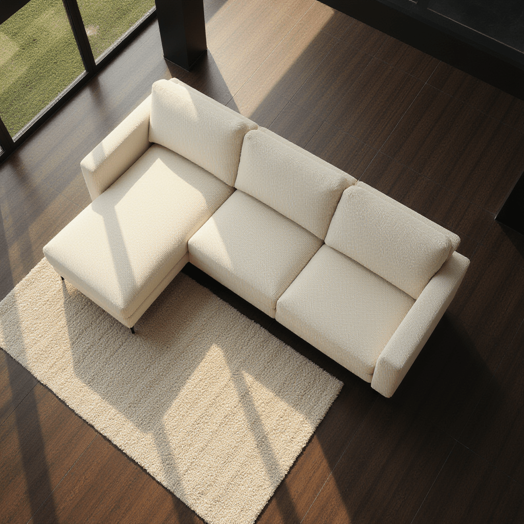3 persoons zitbank creme