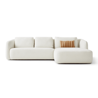 Bank Cloud 3-zits Chaise Rechts Crème PEPP