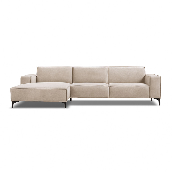 Bank River 3-zits Chaise Links Crème PEPP