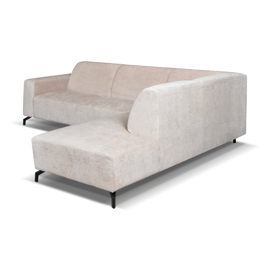 4 persoons hoekbank beige hoek rechts