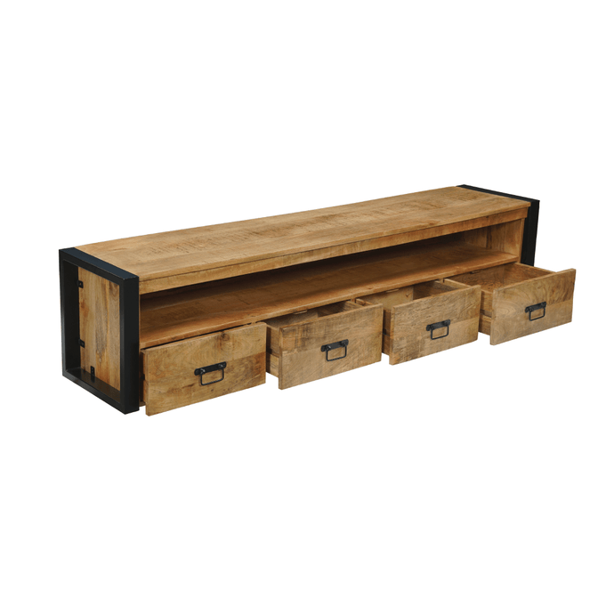 Mangohouten TV Meubel Britt zwevend 180 cm Mahom