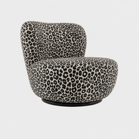 Fauteuil Annabel Leopard Mahom